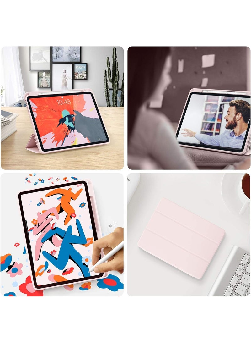 جراب لجهاز iPad Air مقاس 11 بوصة (2025 M3/2024 M2/Air 7 6 5 4) (2025/2024/2022/2020) مقاس 10.9 بوصة، مزود بحامل قلم Apple Pencil، وغطاء ذكي، ويدعم شحن قلم Apple Pencil، وخاصية التشغيل/الإيقاف التلقائي. - Image 4